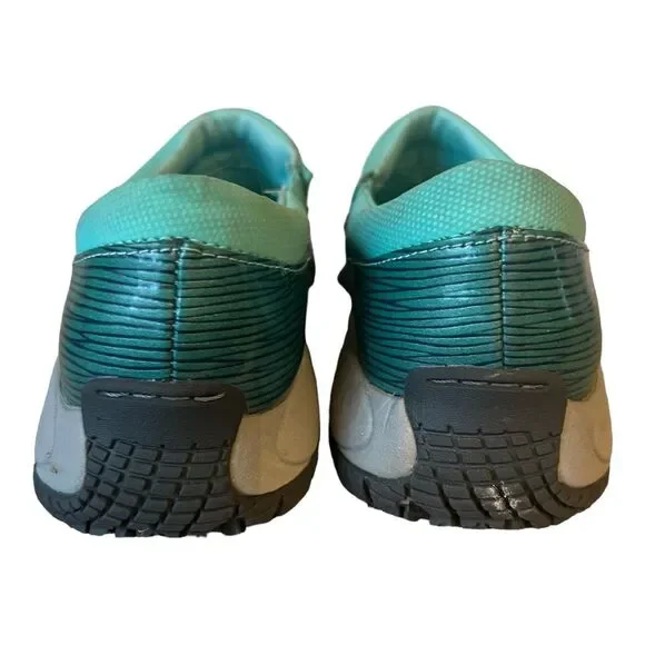 MERRELL Women's Encore Moc Pro
Shine Clog Shoes, Aqua/Navy/Grey Sz 7 - Picture 7 of 12